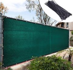 90% Dark Green Privacy Fence Screen, 5*50 ft