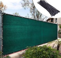 90% Dark Green Privacy Fence Screen, 8*50 ft