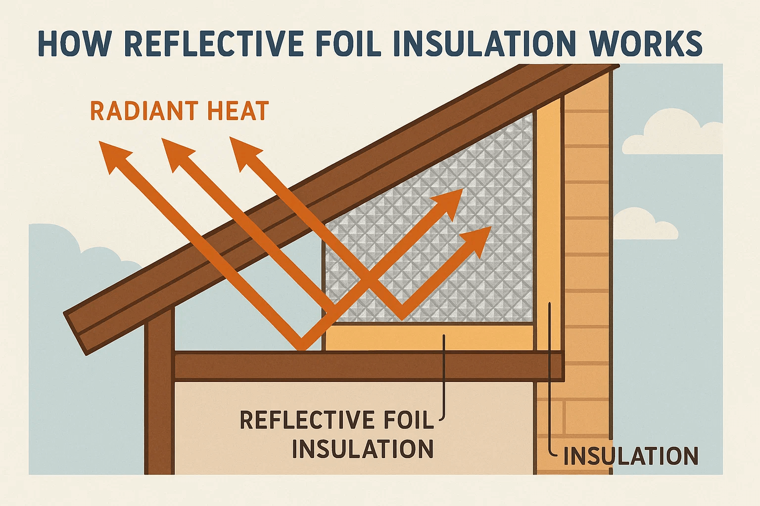how does reflective foil insulation work